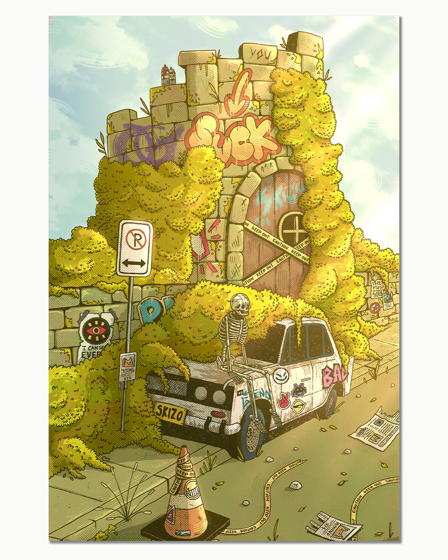 Don't Stop Now Art Print