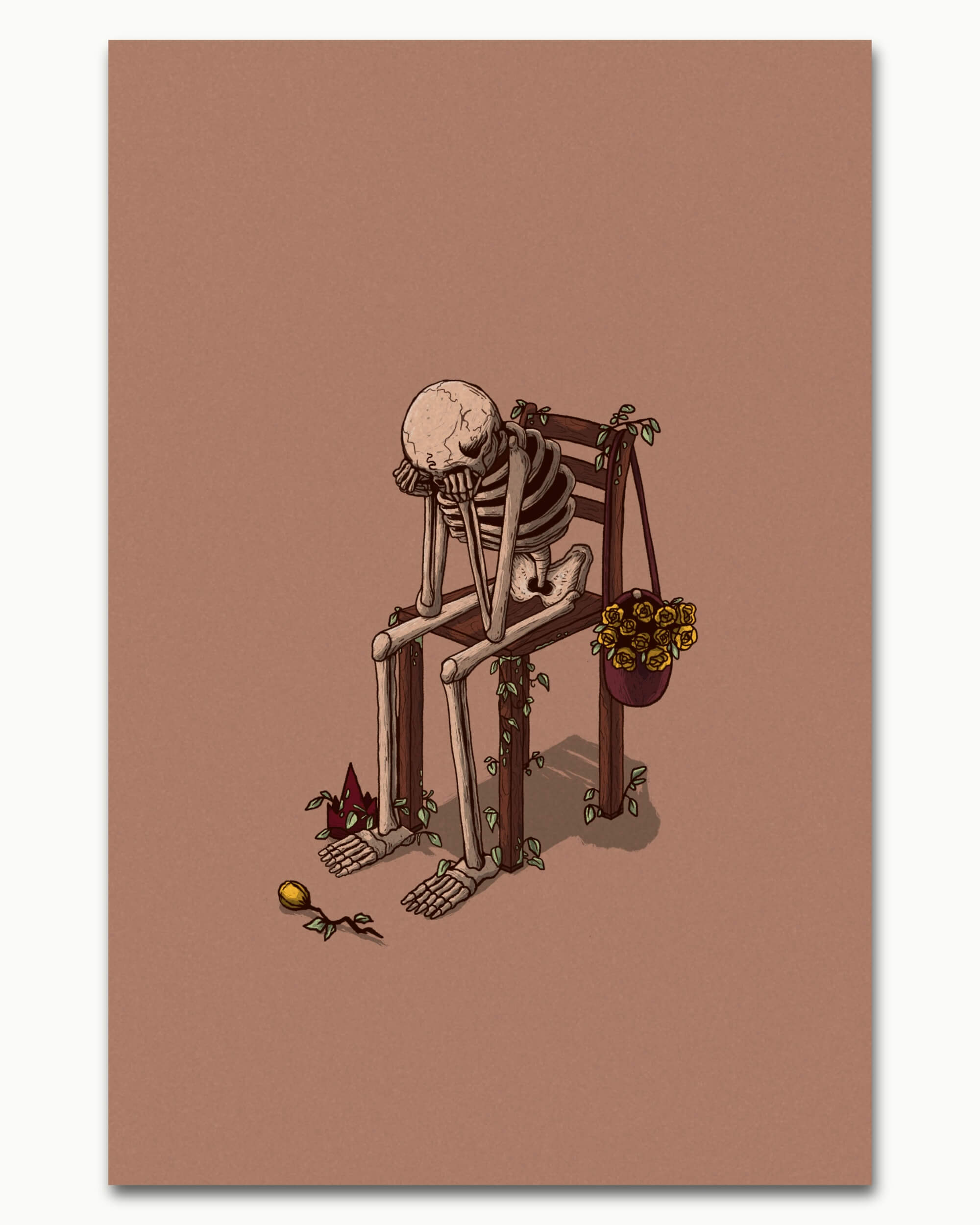Alone Art Print
