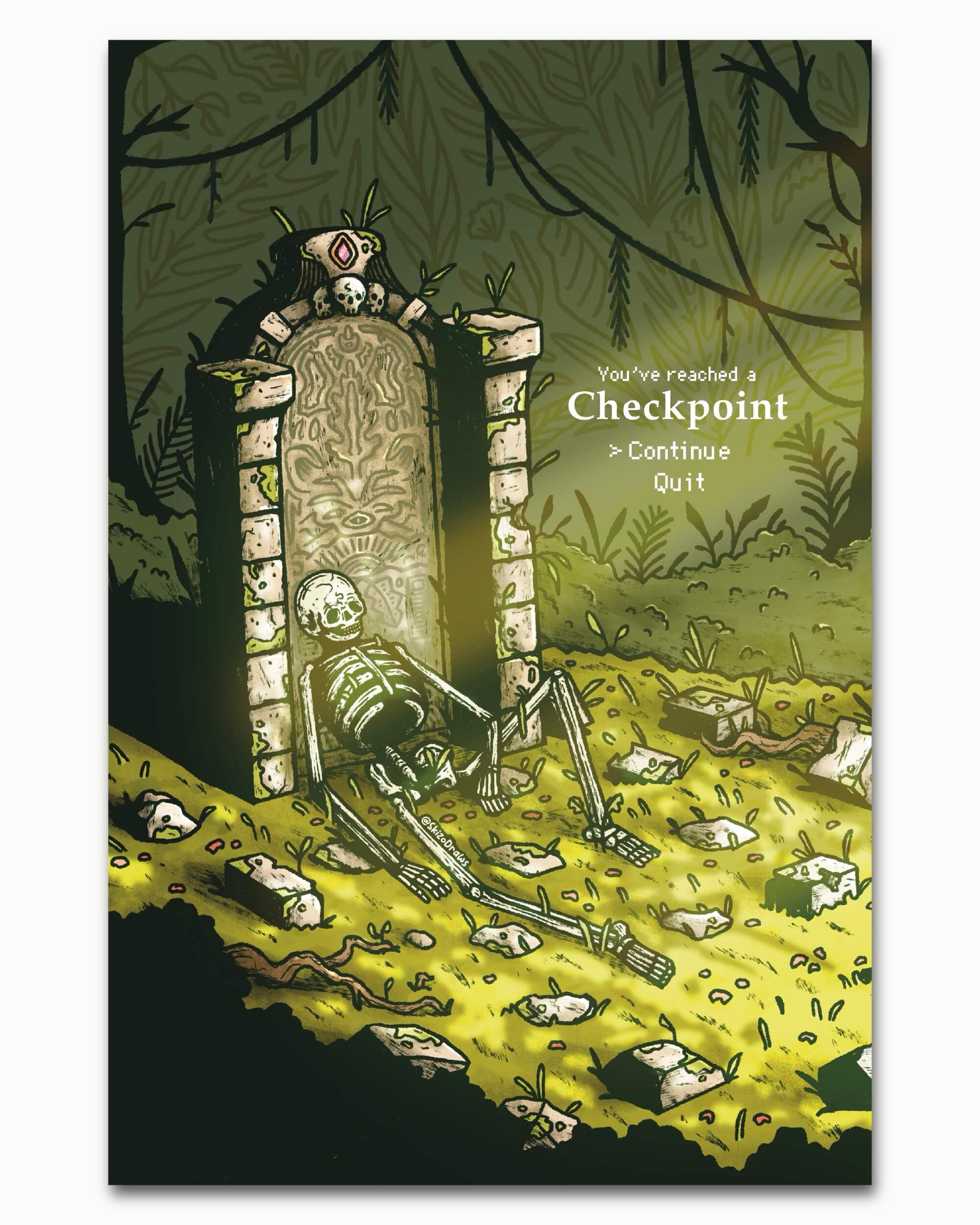 Checkpoint Art Print