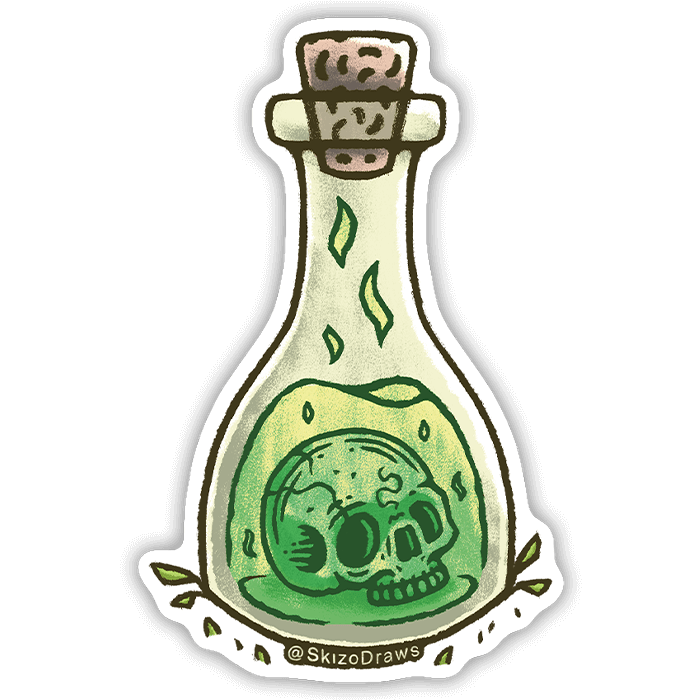 The Elixir | Transparent Sticker