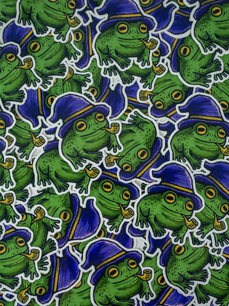 Magic Frog | Frosted Sticker