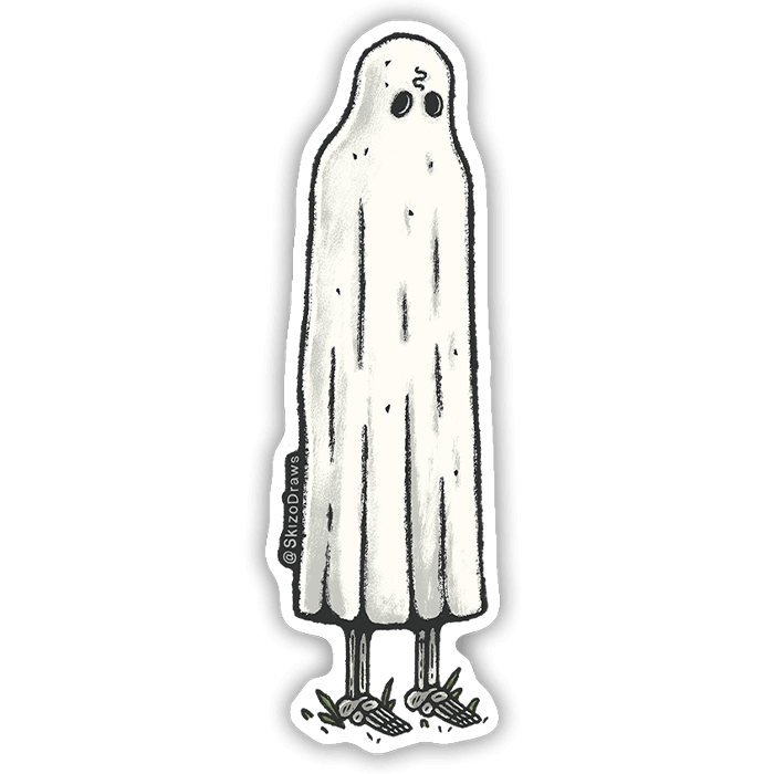 Ghosted | Frosted Sticker