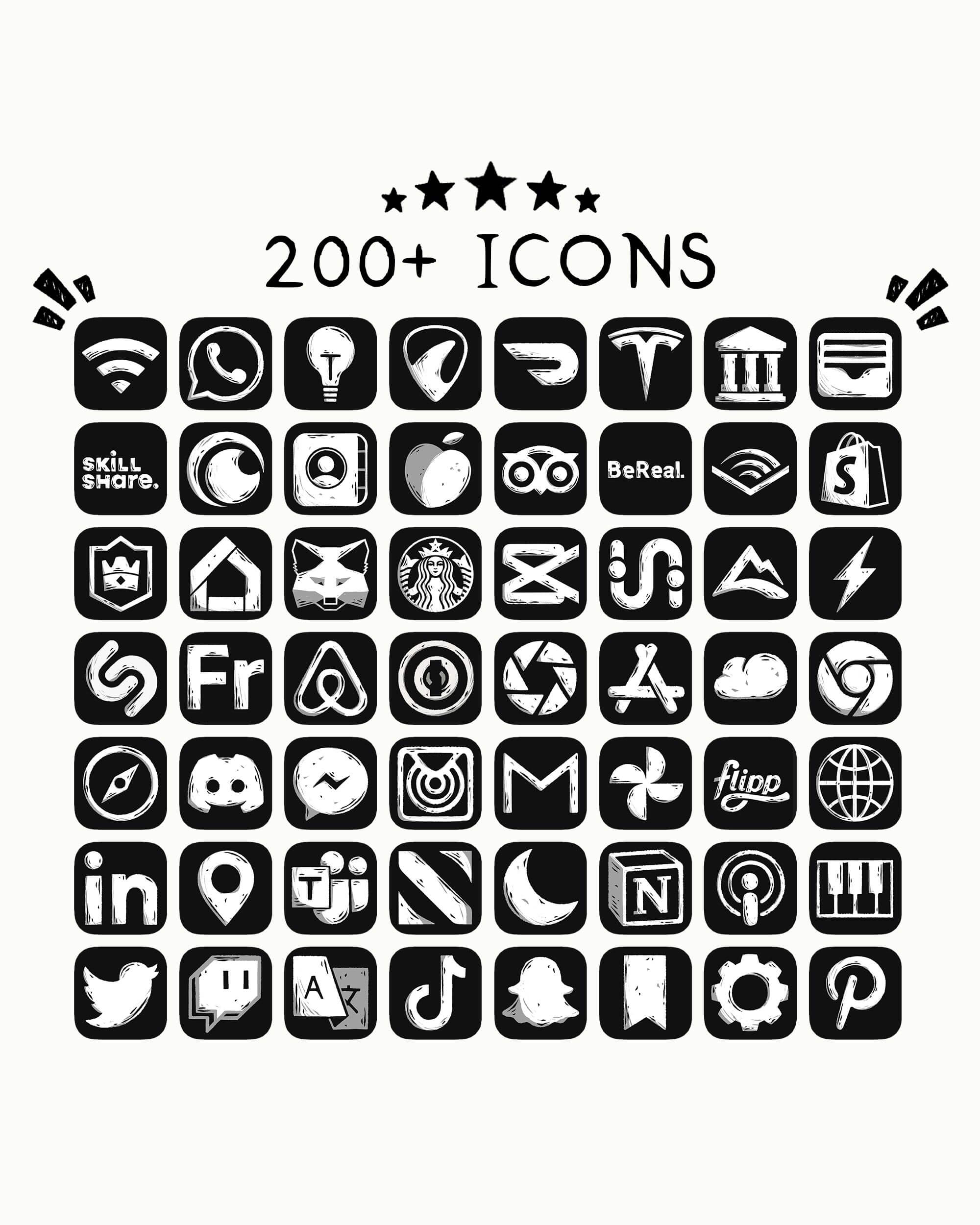 Icon Pack 200+ Icons