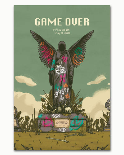 Game Over Art Print