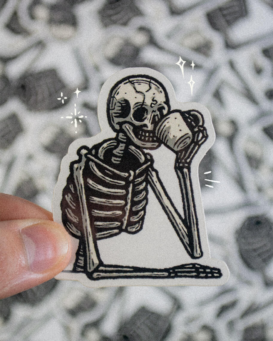 Slow Mornings | Vinyl Sticker