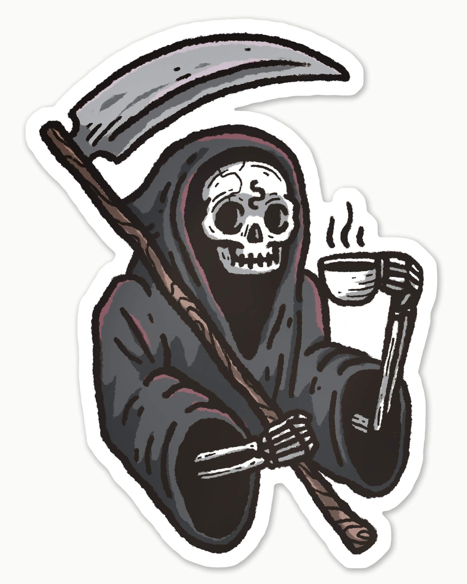 Morning Reaper | Frosted Sticker