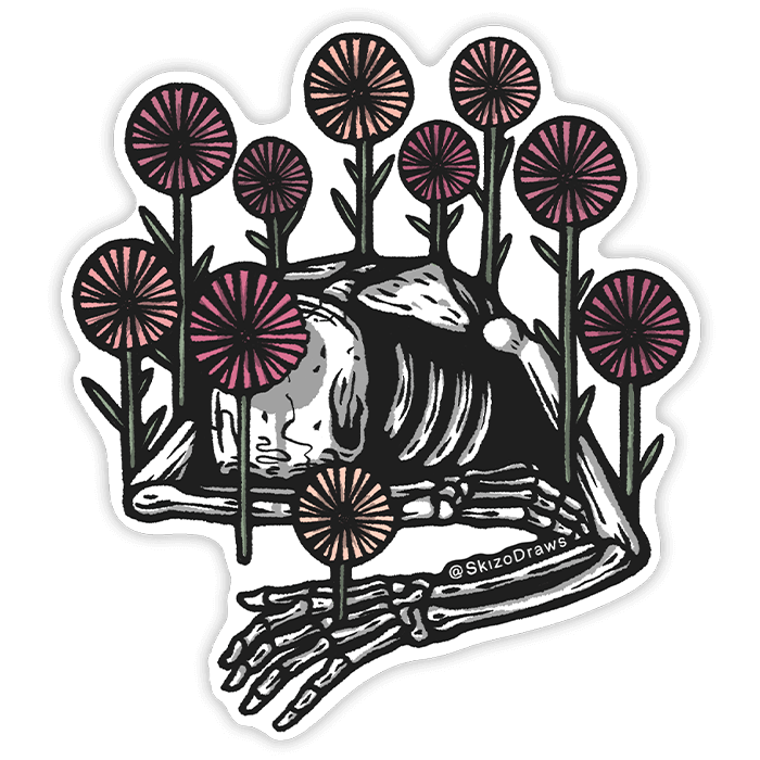 Blooming | Transparent Sticker
