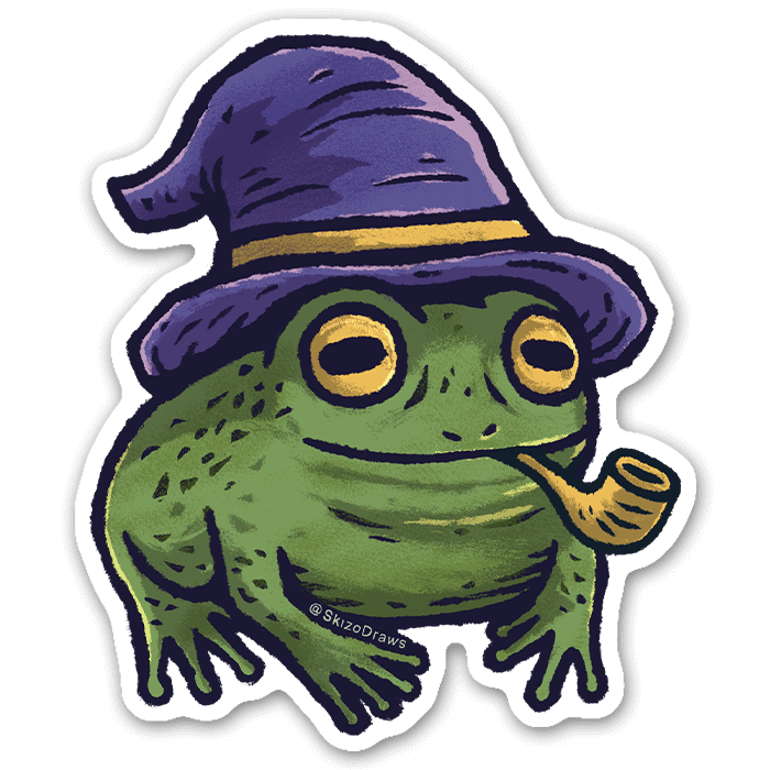 Magic Frog | Frosted Sticker
