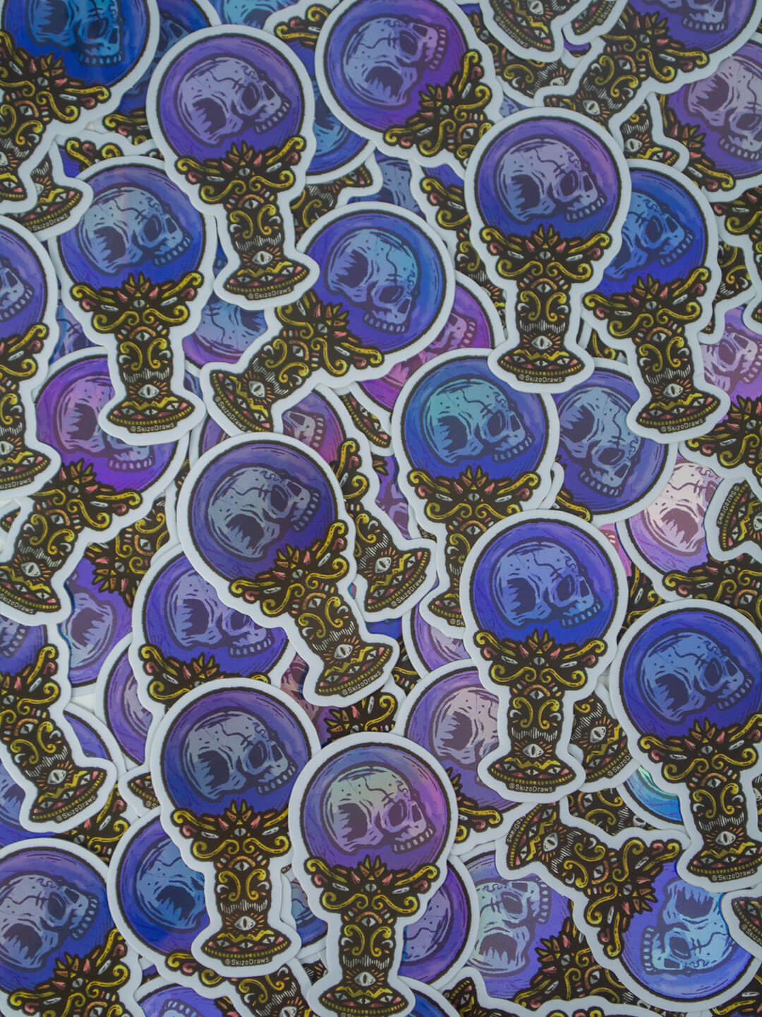 Crystal Ball | Holographic Sticker