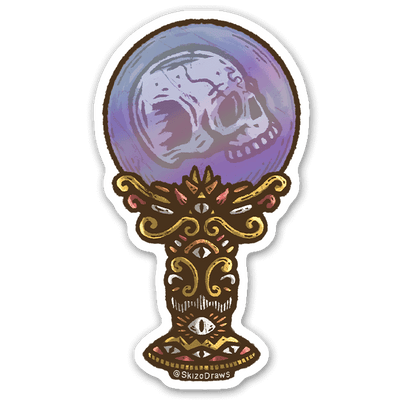 Crystal Ball | Holographic Sticker