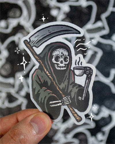 Morning Reaper | Frosted Sticker