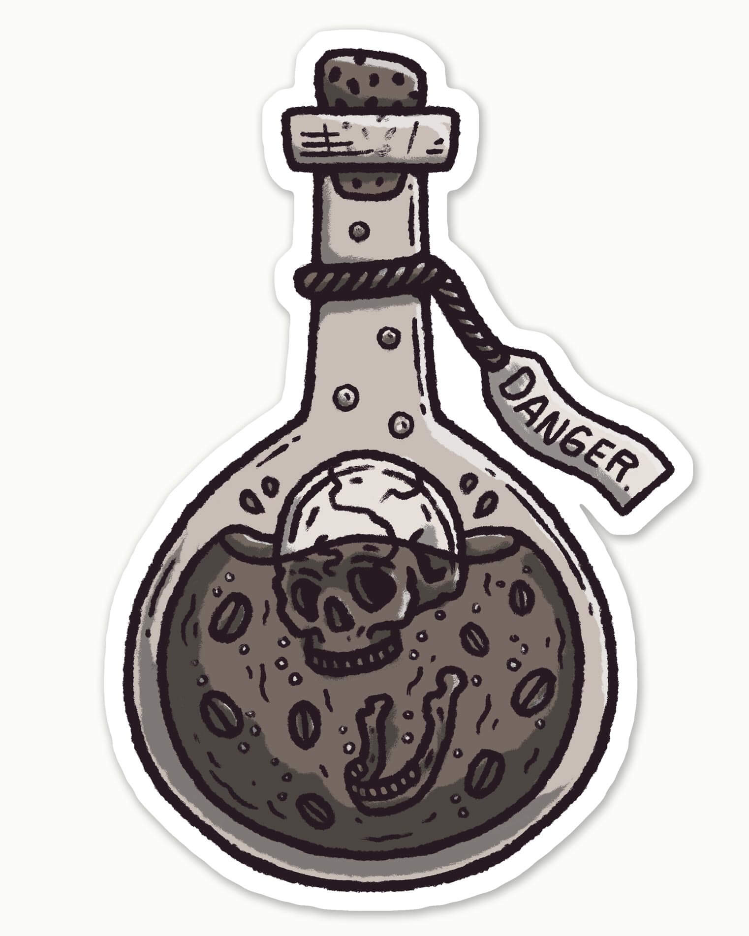 Pure Caffeine | Transparent Sticker