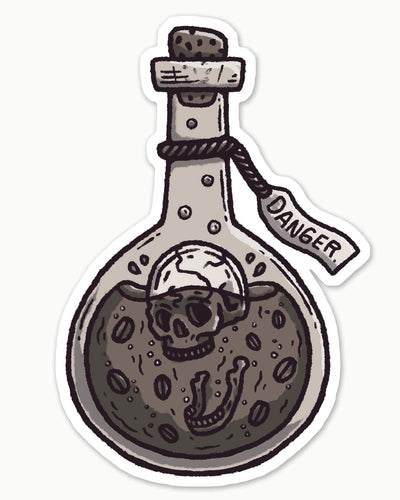Pure Caffeine | Transparent Sticker