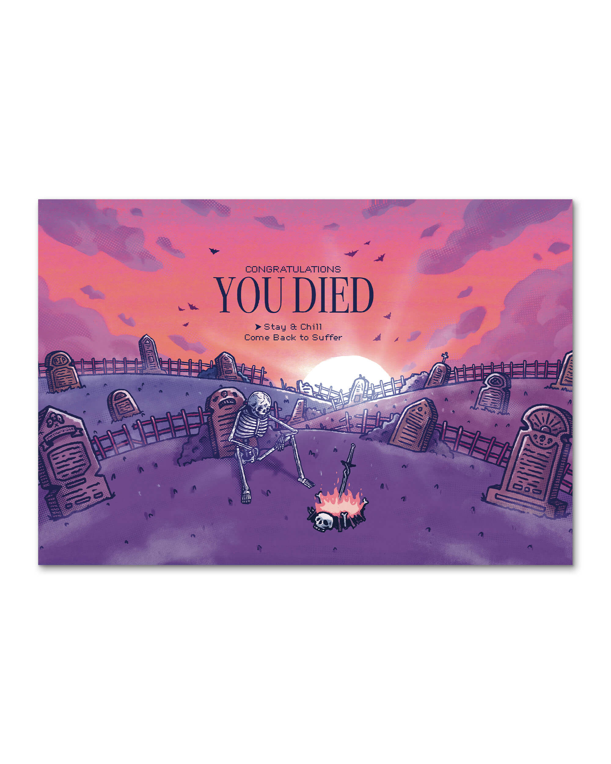 You Died Print