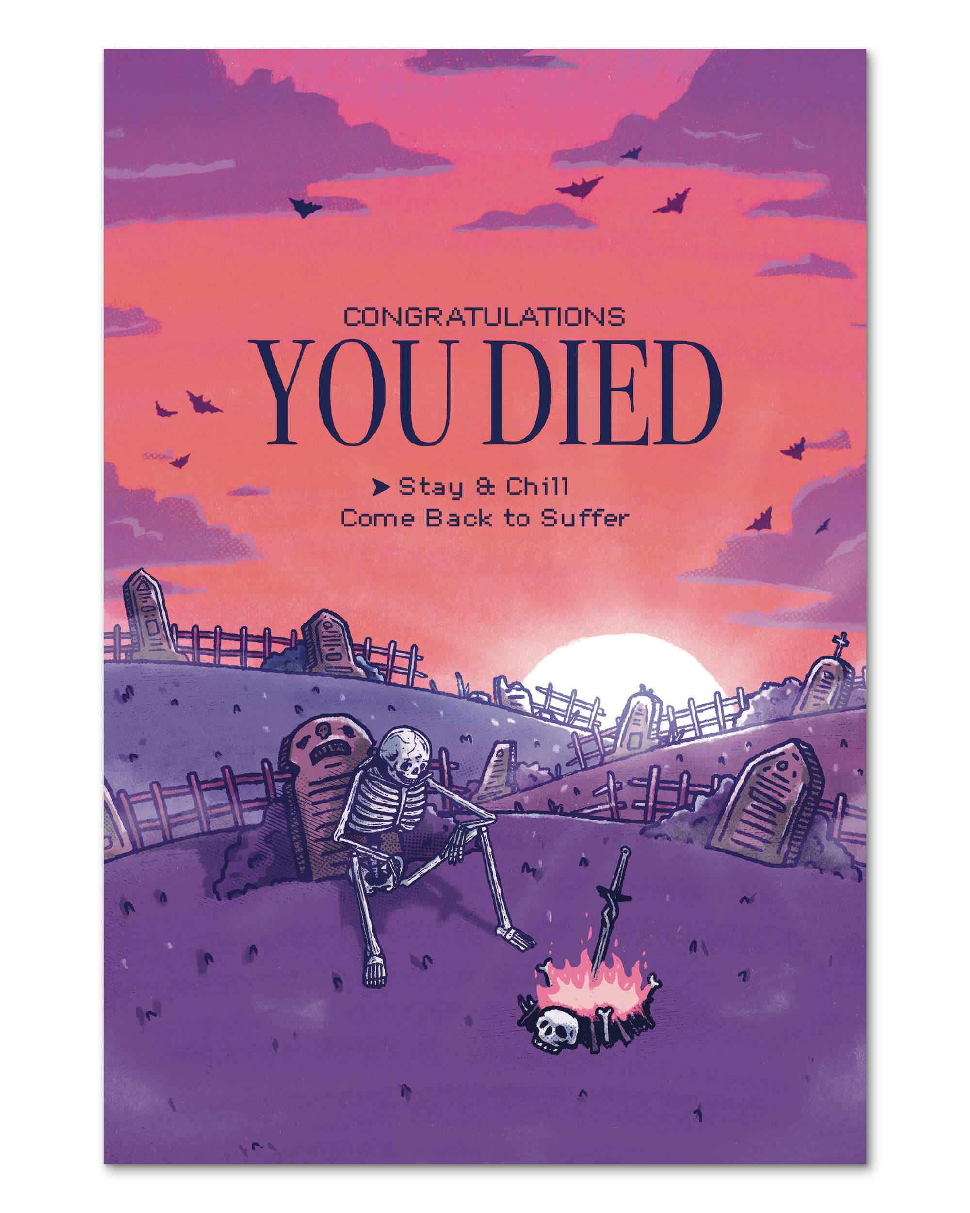 You Died Print