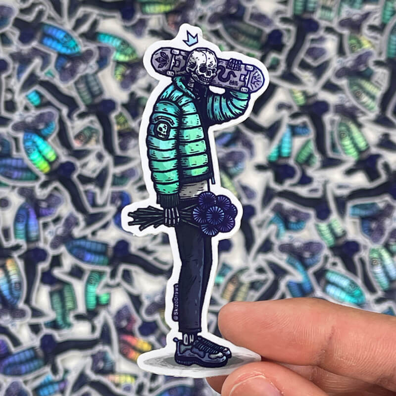 Sk8er Boi | Holographic Sticker